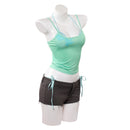 Cosplay Costume Mizi Zombie Stage R1 Sexy Top Pants Green Women Halloween Carnival Party Outfits