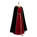 Cosplay Costume Mother Gothel Dress Cloak Set Red Women Halloween Carnival Party Outfits