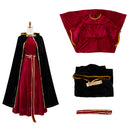 Cosplay Costume Mother Gothel Dress Cloak Set Red Women Halloween Carnival Party Outfits