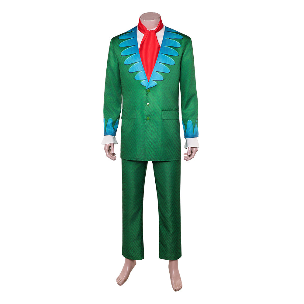 Cosplay Costume Mr 9 One Piece Season 2 Suit Set Green Men Halloween Carnival  Party Outfits