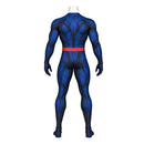 Cosplay Costume Mr. Sinister Nathaniel Essex Jumpsuit Cloak Set Blue Men Halloween Carnival Party Outfits