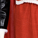 Cosplay Costume Mrs. Claus Violent Night (2022) Fullset Red Women Halloween Carnival Party Outfits
