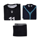 Cosplay Costume Nagi Seishiro Blue Lock Live Action Team Sportswear Black Men Halloween Carnival Party Outfits