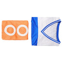 Cosplay Costume Nami Classsic Top Skirt Set Printed Blue Women Halloween Carnival Party Outfits
