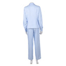 Cosplay Costume Nami One Piece Season 2 Patient Gown Blue Women Halloween Carnival Party Outfits