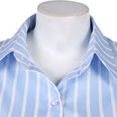 Cosplay Costume Nami One Piece Season 2 Patient Gown Blue Women Halloween Carnival Party Outfits