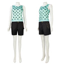 Cosplay Costume Nami One Piece Season 2 Tank Top Pants Set Blue Women Halloween Carnival Party Outfits