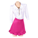Cosplay Costume Nami OP Heroines Top Skirt Set Pink Women Halloween Carnival Party Outfits