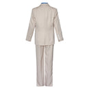 Cosplay Costume Nanami Kento Fullset Suit Beige Men Halloween Carnival Party Outfit