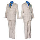 Cosplay Costume Nanami Kento Fullset Suit Beige Men Halloween Carnival Party Outfit