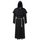 Cosplay Costume Nazgûl Ringwraith The Lord of the Rings Robe Medieval Renaissance Black Men Halloween Carnival Party Outfits