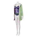 Cosplay Costume Nefertari Vivi Miss Wednesday One Piece Season 2 Fullset Green Women Halloween Carnival Party Outfits