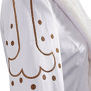 Cosplay Costume Nico Robin Alabasta Trench Cloak White Men Halloween Carnival Party Outfits