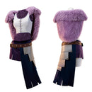 Cosplay Costume Nico Robin Elbaph Arc Top Skirt Cape Purple Women Halloween Carnival Party Outfits