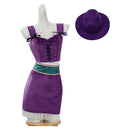 Cosplay Costume Nico Robin Season 2 Budget Friendly Fullset Purple Women Halloween Carnival Party Outfits