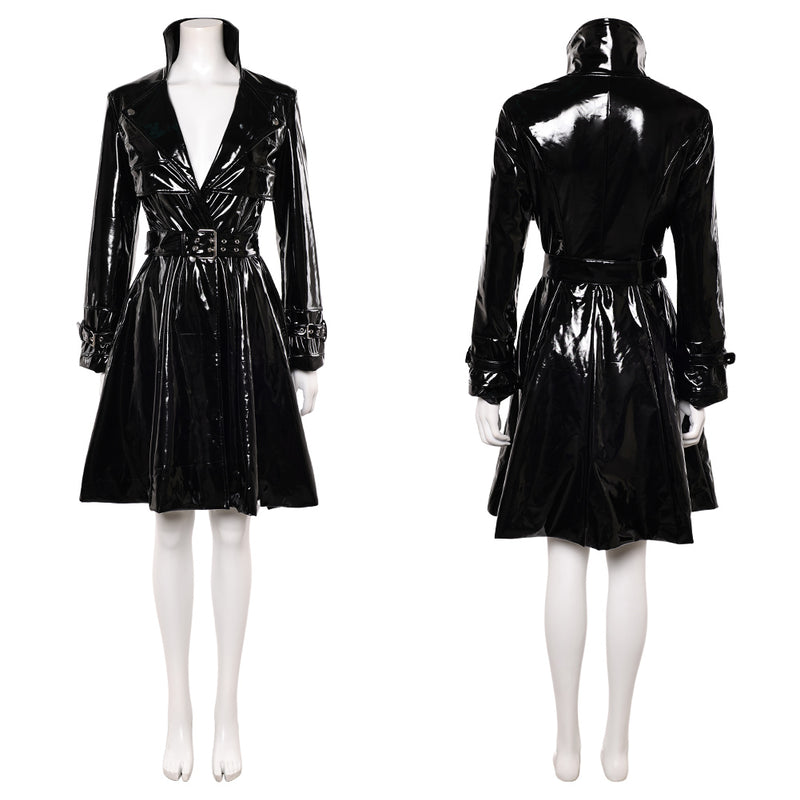 Cosplay Costume Nico Robin Season 2 Leather Dress Black Women Halloween  Carnival Party Outfits