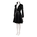 Cosplay Costume Nico Robin Season 2 Leather Dress Black Women Halloween Carnival Party Outfits