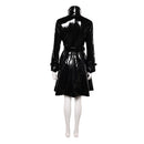 Cosplay Costume Nico Robin Season 2 Leather Dress Black Women Halloween Carnival Party Outfits