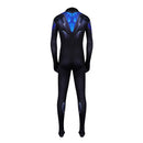 Cosplay Costume Nightwing Batman Jumpsuit Blue Men Halloween Carnival Party Outfits