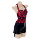 Cosplay Costume Nikki Freeman Obsession (2026) Striped Top Pants Budget Friendly Red Women Halloween Carnival Party Outfits