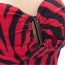 Cosplay Costume Nikki Freeman Obsession (2026) Striped Top Pants Budget Friendly Red Women Halloween Carnival Party Outfits