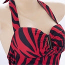 Cosplay Costume Nikki Freeman Obsession (2026) Striped Top Pants Budget Friendly Red Women Halloween Carnival Party Outfits