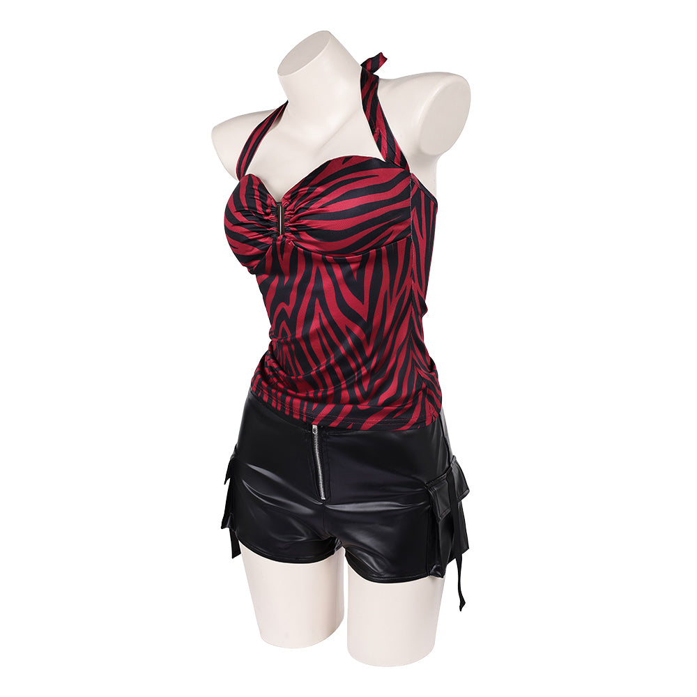Cosplay Costume Nikki Freeman Obsession (2026) Top Shorts Fullset Red ...
