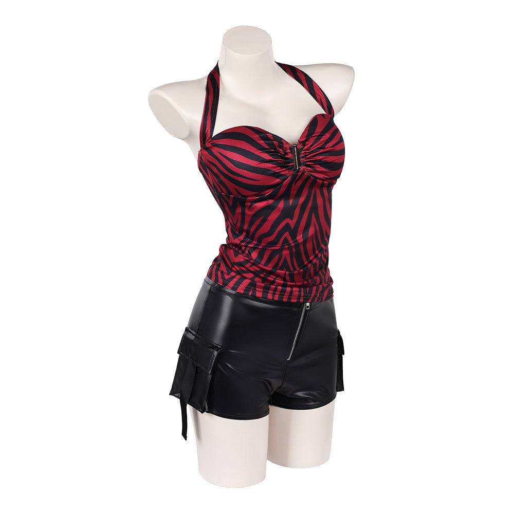 Cosplay Costume Nikki Freeman Obsession (2026) Top Shorts Fullset Red ...