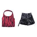 Cosplay Costume Nikki Freeman Obsession(2026) Top Pants Kids Children Red Halloween Carnival Party Outfits