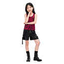 Cosplay Costume Nikki Freeman Obsession(2026) Top Pants Kids Children Red Halloween Carnival Party Outfits