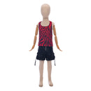 Cosplay Costume Nikki Freeman Obsession(2026) Top Pants Kids Children Red Halloween Carnival Party Outfits