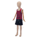 Cosplay Costume Nikki Freeman Obsession(2026) Top Pants Kids Children Red Halloween Carnival Party Outfits