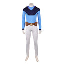 Cosplay Costume Nolan Grayson Invincible Season 4 Top Pants Set Blue Men Halloween Carnival Party Outfits