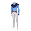 Cosplay Costume Nolan Grayson Invincible Season 4 Top Pants Set Blue Men Halloween Carnival Party Outfits