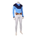 Cosplay Costume Nolan Grayson Invincible Season 4 Top Pants Set Blue Men Halloween Carnival Party Outfits