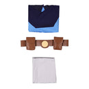 Cosplay Costume Nolan Grayson Invincible Season 4 Top Pants Set Blue Men Halloween Carnival Party Outfits