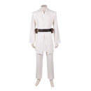 Cosplay Costume Obi-Wan Kenobi TPM Tunic Set White Halloween Carnival Party Outfits