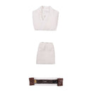 Cosplay Costume Obi-Wan Kenobi TPM Tunic Set White Halloween Carnival Party Outfits