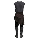 Cosplay Costume Odysseus The Odyssey (2026) Top Pants Set Black Men Halloween Carnival Party Outfits