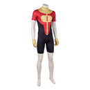 Cosplay Costume Oliver Grayson Teen Omni Man Invincible Season 4 Jumpsuit Yellow Men Halloween Carnival Party Outfits