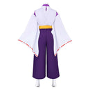 Cosplay Costume Oniyasha Zeami Motokiyo The World Is Dancing Top Pants Purple Women Halloween Carnival Party Outfits