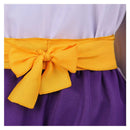 Cosplay Costume Oniyasha Zeami Motokiyo The World Is Dancing Top Pants Purple Women Halloween Carnival Party Outfits