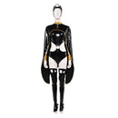 Cosplay Costume Ororo Munroe Cloak Jumpsuit Set Black Women Halloween Carnival Party Outfits