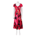 Cosplay Costume Patricia Widow's Bay (2026) Printed Dress Budget Friendly Red Women Halloween Carnival Party Outfits