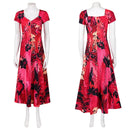 Cosplay Costume Patricia Widow's Bay (2026) Printed Dress Budget Friendly Red Women Halloween Carnival Party Outfits