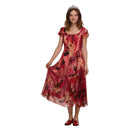 Cosplay Costume Patricia Widow's Bay (2026) Printed Dress Orange Women Halloween Carnival Party Outfits TV: Widow's Bay