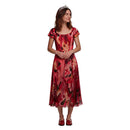 Cosplay Costume Patricia Widow's Bay (2026) Printed Dress Orange Women Halloween Carnival Party Outfits TV: Widow's Bay
