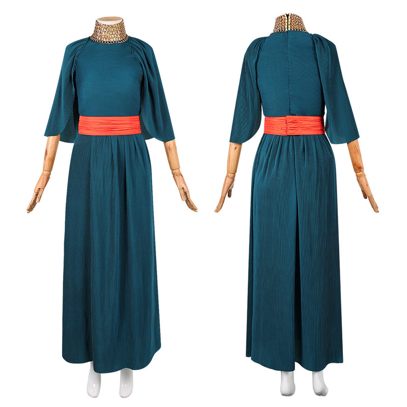 Cosplay Costume Penelope The Odyssey (2026) Dress Blue Women Halloween Carnival Party Outfits