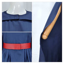 Cosplay Costume Penelope The Odyssey (2026) Dress Cloak Set Blue Women Halloween Carnival Party Outfits