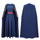 Cosplay Costume Penelope The Odyssey (2026) Dress Cloak Set Blue Women Halloween Carnival Party Outfits